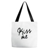 kiss me Tote Bags