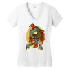zombie new Women's V-Neck T-Shirt