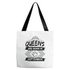 Queens Are Born In September Tote Bags