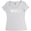 v1 eat sleep code Women's Triblend Scoop T-shirt