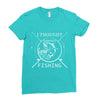 i thought i wanted a career turns out i just out paychecks to go fishi Ladies Fitted T-Shirt