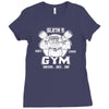 sloth's gym Ladies Fitted T-Shirt