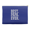 best papa ever Accessory Pouches
