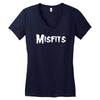 misfits Women's V-Neck T-Shirt