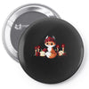 dia de los foxes Pin-back button