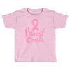 breast cancer pink ribbon Toddler T-shirt