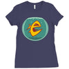 angry goldfish cartoon Ladies Fitted T-Shirt