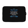 Dear Daddy, Thanks for Being my Dad Baby Boy Letter to Father Laptop sleeve