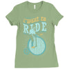 i want to ride my bike Ladies Fitted T-Shirt