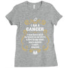 i am a cancer Ladies Fitted T-Shirt