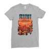 run! Ladies Fitted T-Shirt