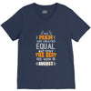 All Men Are Created Equal But Only The Best Are Born In August V-Neck Tee