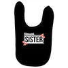blessed sister with flower white color Baby Bibs