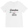 Grandma est.2018 V-Neck Tee