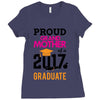 Class of 2017 Proud GrandMother Graduation Ladies Fitted T-Shirt