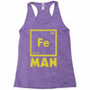 chemical element for iron man Racerback Tank