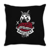 bad cat   gatos locos Throw Pillow
