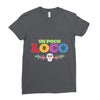 loco coco skul Ladies Fitted T-Shirt