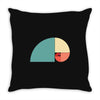 fibonacci golden ratio colorful Throw Pillow