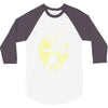 cat and bat halloween 3/4 Sleeve Shirt