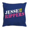 jesse and the rippers Throw Pillow