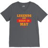 Legends Are Born In May V-Neck Tee
