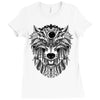 wolf Ladies Fitted T-Shirt