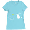black cat magic Ladies Fitted T-Shirt