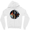 daft yin yang Zipper Hoodie