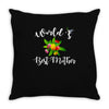 world's best mother Throw Pillow