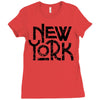 new york 2 Ladies Fitted T-Shirt