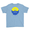 bearded smiley face Youth Tee