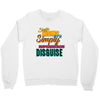 single mom's cools t shirts Crewneck Sweatshirt