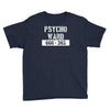 psycho ward  funny  fancy dress horror halloween mental health Youth Tee