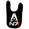 mass effect  alliance n7 logo Baby Bibs