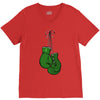 liver cancer boxing glover V-Neck Tee