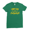 i don't give a schnitzel Ladies Fitted T-Shirt