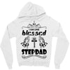 I Am One Blessed Stepdad Zipper Hoodie