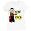 new face Ladies Fitted T-Shirt