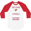 god found autism moms 3/4 Sleeve Shirt