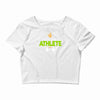 plant powered athlete Crop Top
