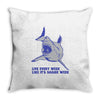 live every week like its shark week Throw Pillow