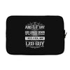 And 8th Day God Look Down So God Made A Leo Guy, Nice, Made, Look, Goo Laptop sleeve