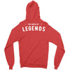 Life Begins at Forty 1978 the Birth of Legends Zipper Hoodie