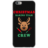 christmas baking team crew rudolph iPhone 6/6s Case