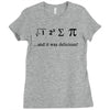 i ate sum pi t shirt s m l xl 2xl 3xl funny nerdy geeky college awesom Ladies Fitted T-Shirt