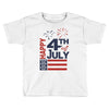 happy 4th of july Toddler T-shirt