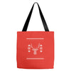 ugly deer christmas Tote Bags