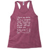 ron swanson's will riddle map parks and recreation Racerback Tank