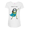 anxiety girl Maternity Scoop Neck T-shirt